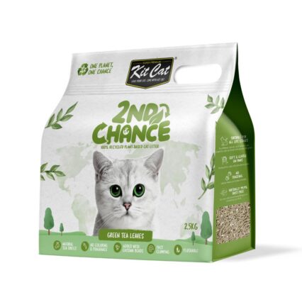 Kit Cat Arena Eco 2nd Chance - Hojas de Te Verde, Guisante y Yuca 2.5KG