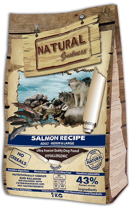 Receta Salmón Medium & Large NG