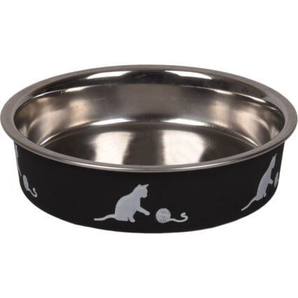 COMEDERO DE ACERO INOXIDABLE PARA GATO  o PERRO PEQUEÑO (11,5 cm 160ml)