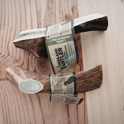 Asta de Ciervo Partida para Perros – Mordedor Natural y Duradero Talla L