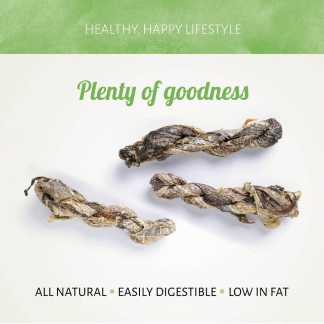 Twist de Bacalao 100% para Perros Antos – Snack Natural Deshidratado (100 g) - Imagen 2