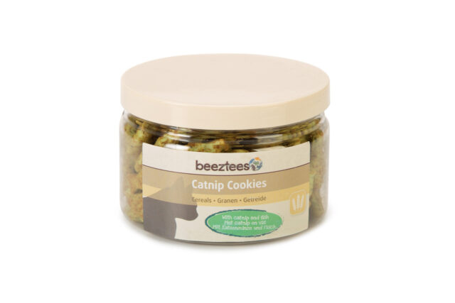 : Snack para gatos Beeztees con salmón y hierba gatera