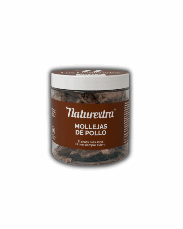 Bolsa de mollejas de pollo liofilizadas 60 g, snack 100 % natural, alto en proteína para perros y gatos