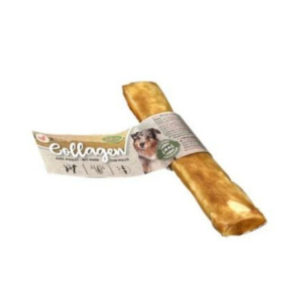 Stick de colágeno con pollo 15 cm para perros, snack dental natural y bajo en grasa
