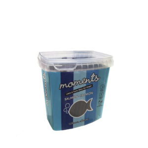 paquete de barritas de salmón Moments de Dingo Natura, snack sin cereales para perros