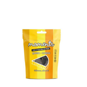 bolsa Moments Queso Dingo Natura 60 g, snack sin cereales para perros con pollo y queso