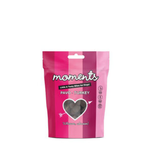 bolsa de snacks Moments Pavo 60 g Dingo Natura para perros, sin cereales