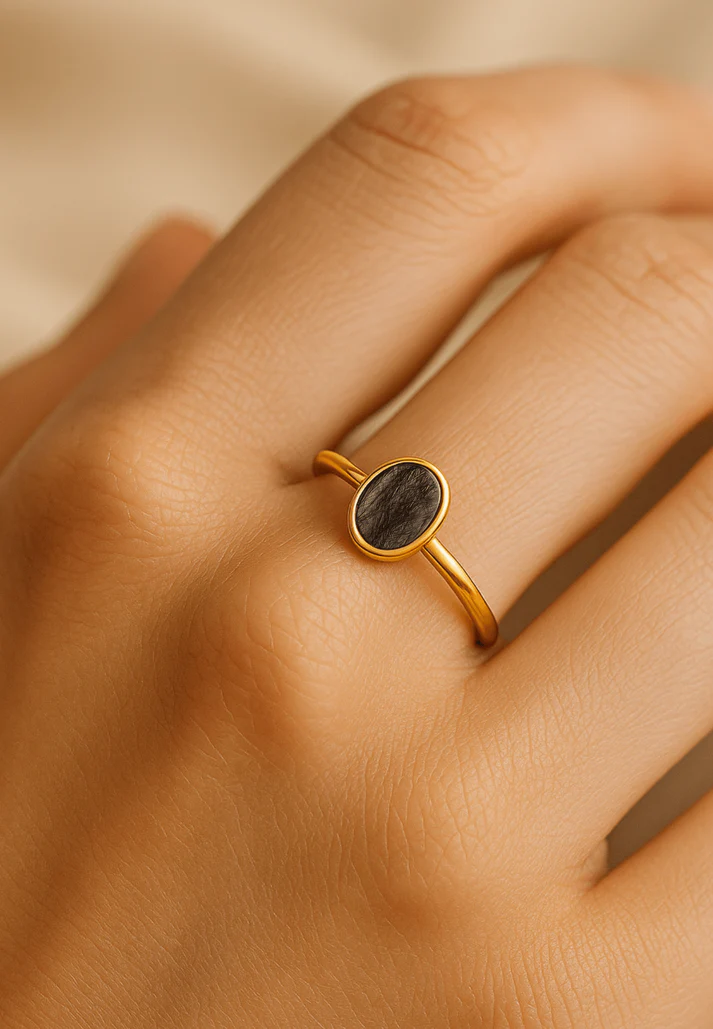 Kit Eternidad Anillo de Oro/Plata para encapsular pelo - Imagen 2