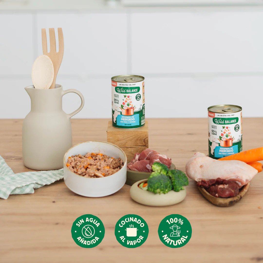 Wild Balance Estofado Mercado Pavo Ternera 400 g - Imagen 2